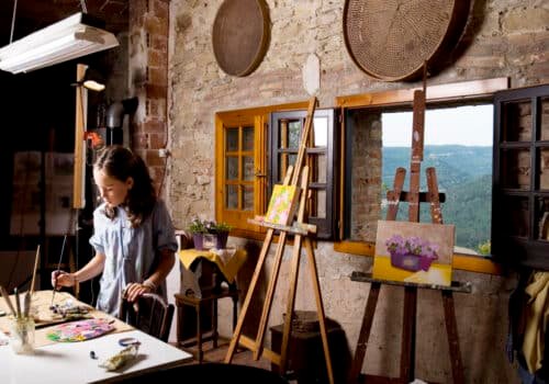 Tegne-male & skulptur for barn (7 – 9 år)